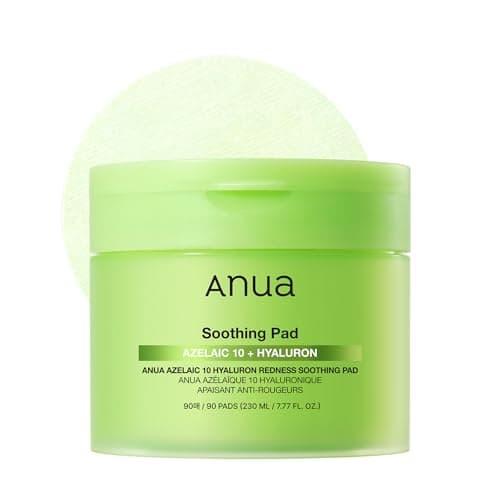 Anua Azelaic Acid 10 Hyaluronic Acid Soothing Toner Pads, 90EA