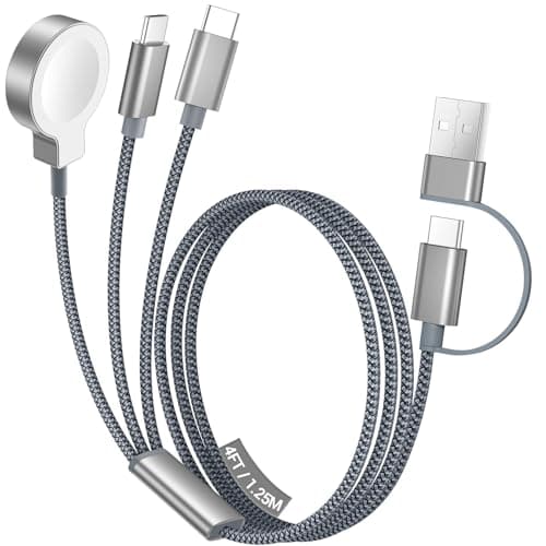 Temdan 3-in-1 USB-C travel charging cable