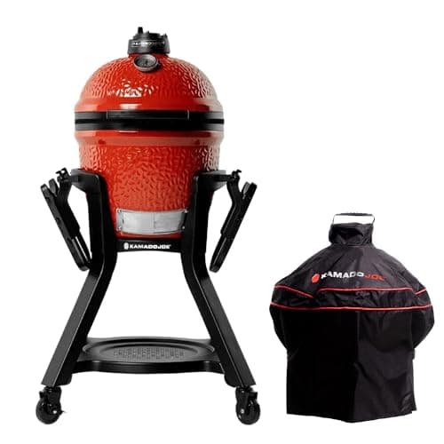 Kamado Joe Joe Jr Essentials Pack, 34 cm Portable Ceramic Charcoal BBQ G