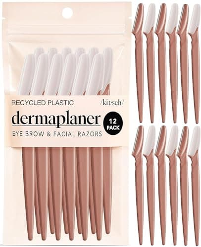 Kitsch Dermaplane Razor for Women Face 12pcs