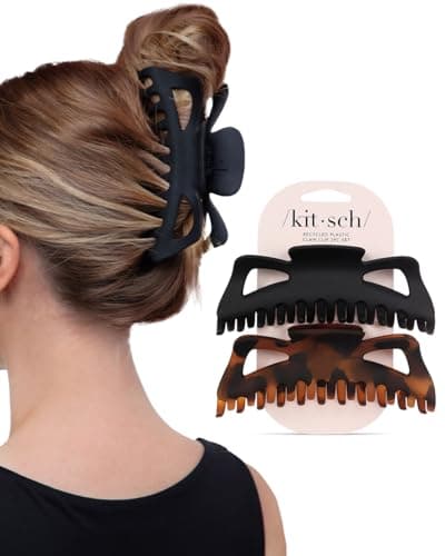 Kitsch 5 inch Large Claw Clips for Thick & Long Hair 2pc