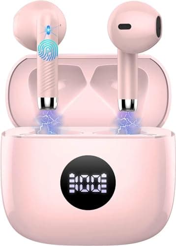 Wireless Earbuds, Bluetooth 5.4 Headphones in Ear with 4 ENC Noise Cance