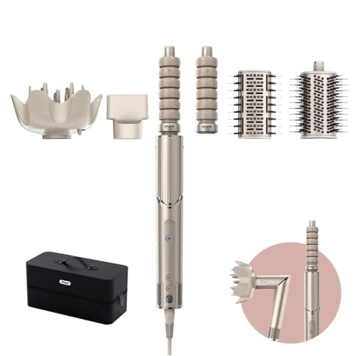Shark FlexStyle 5-in-1 Air Styler & Hair Dryer, Stone, HD446SLUK