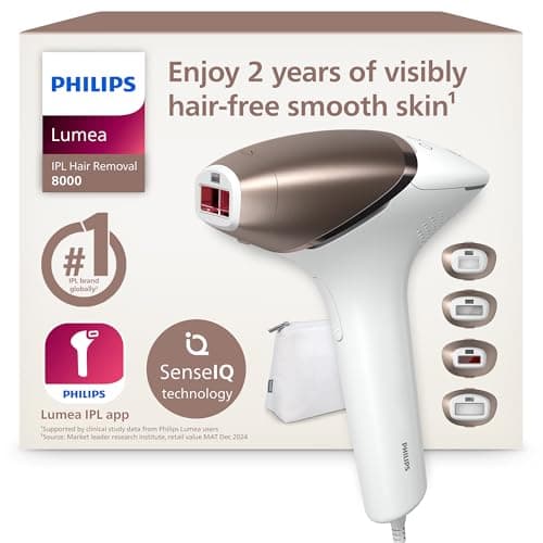 Philips Lumea 8000 Series, IPL Hair Removal Device, Laser Hair Removal A