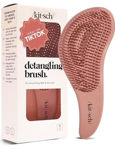 Kitsch Detangle Hair Brush with Flexible Bristles