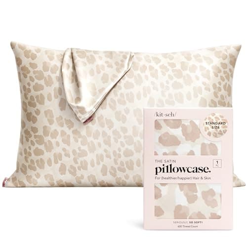 Kitsch Satin Pillowcase with Zipper 48x66cm