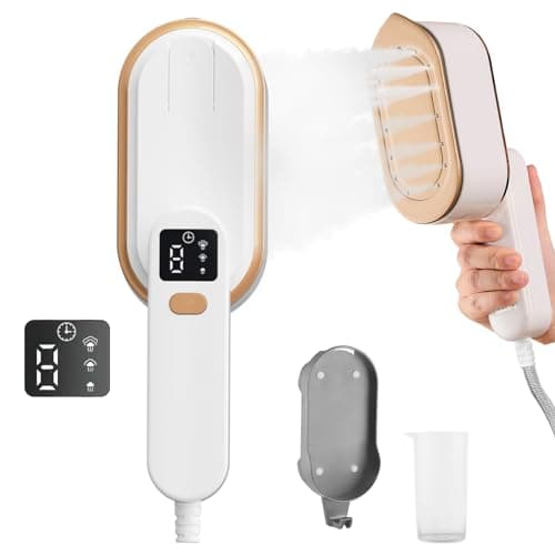 Steam Iron Travel Steamer with LCD Screen, 10S Fast Heat-up 2000W Steame