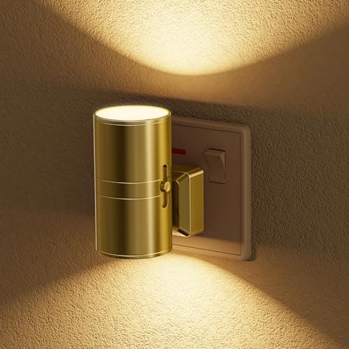 JandCase Night Light, Night Light Plug in Wall with Dusk to Dawn Sensor